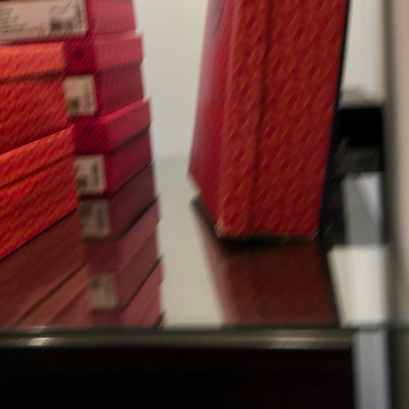 DESIGNER SHOE BOXES/DUST-RUFFLES chk my OFFER UP COUTUREHOARDERS for even more - Picture 8 of 15